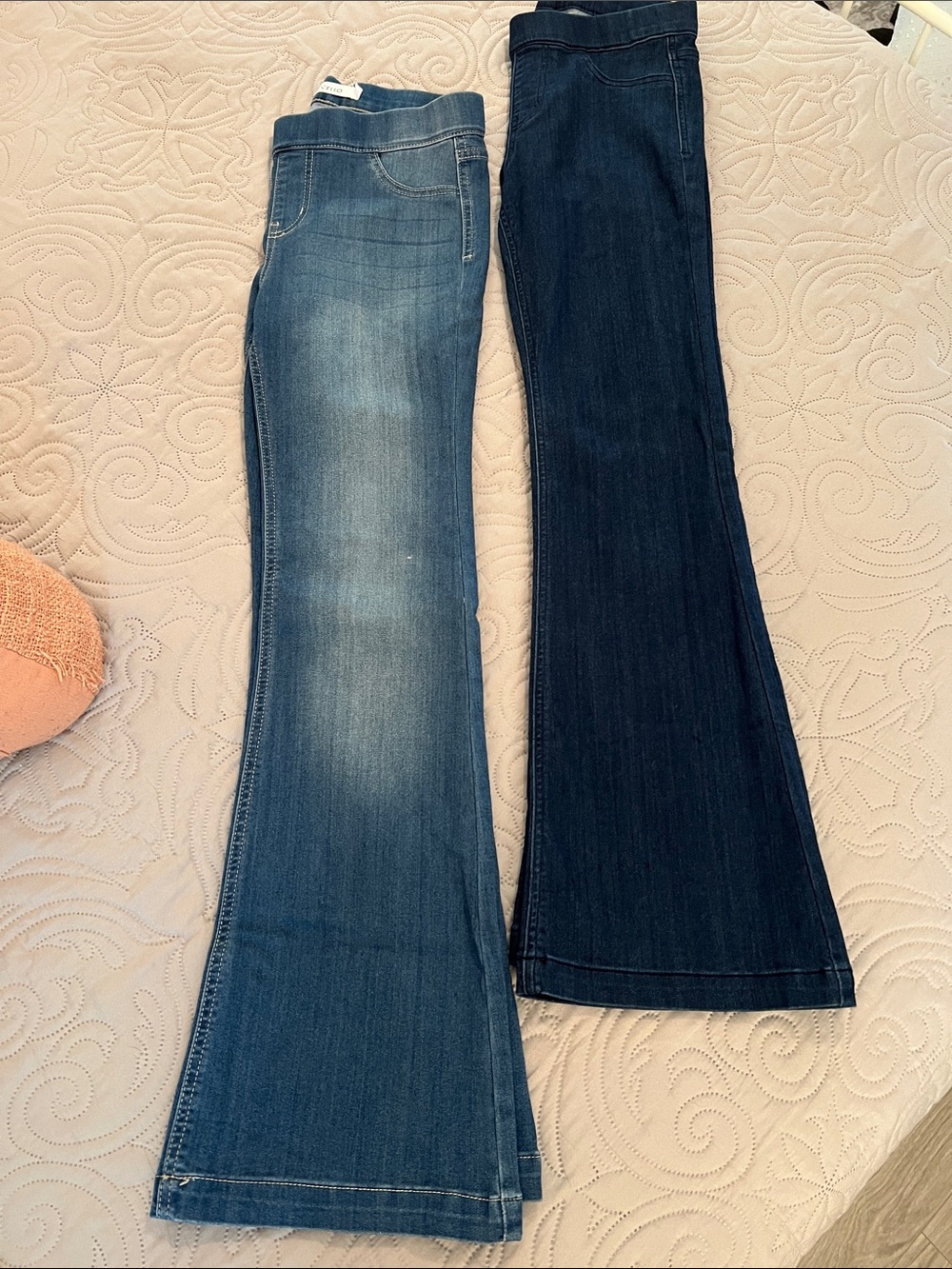 Cello Women’s Flare Jeans - Light Blue & Dark Blue